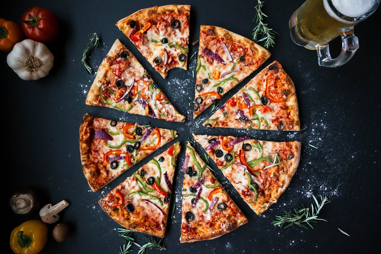 imagen de pizza de champiñón